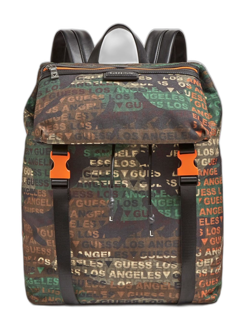 Guess, Salameda, Textile Backpack, Camouflage, Laptop Compartiment, Unisex.